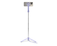 Spigen Magsafe Bluetooth Selfie Stick Tripod Lavender - 1346673 - zdjęcie 2